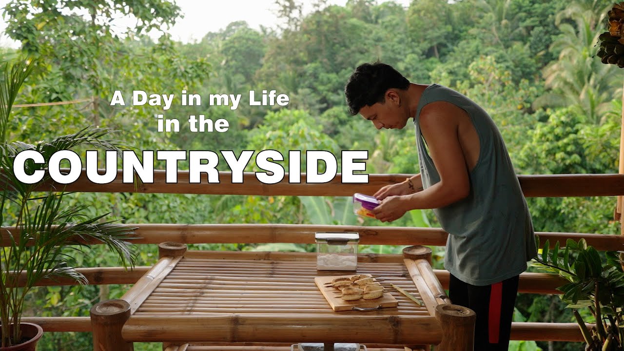 Real Life in Rural Philippines | A day in my Life | Province Life | Grilled Banana for snacks