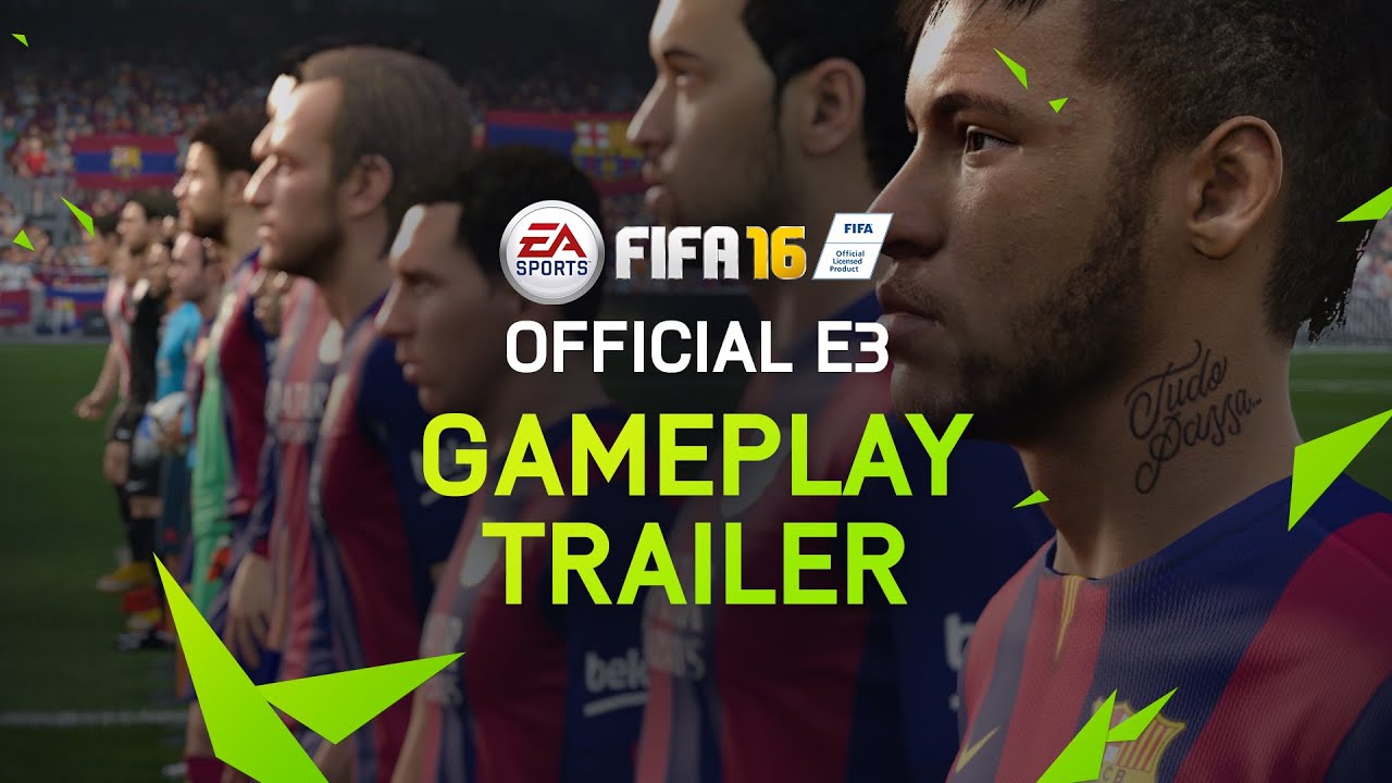 FIFA 16 Gameplay Trailer ufficiale E3 - PS4, Xbox One, PC