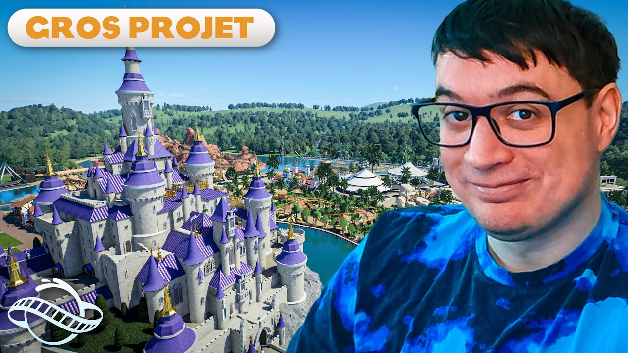 Mon GRAND projet Planet Coaster 2 apr&egrave;s 1 AN de travail (toujours en cours)