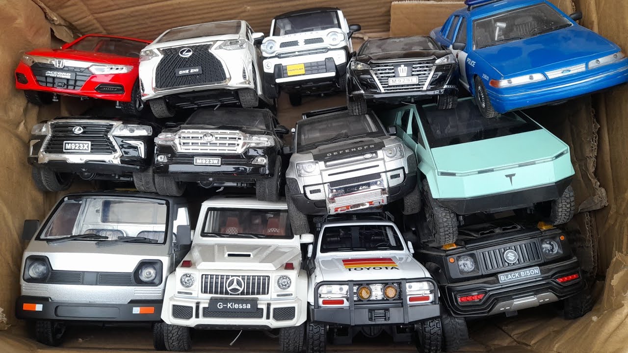 Lets picked box full Realistic diecast models Cars,Suzuki,Mercedese,Tesla,Lexus,Honda,Toyota,Ford