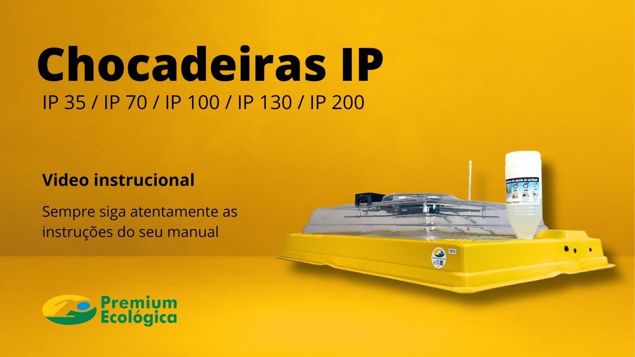 CHOCADEIRAS IP - INSTRUÇÕES DE USO