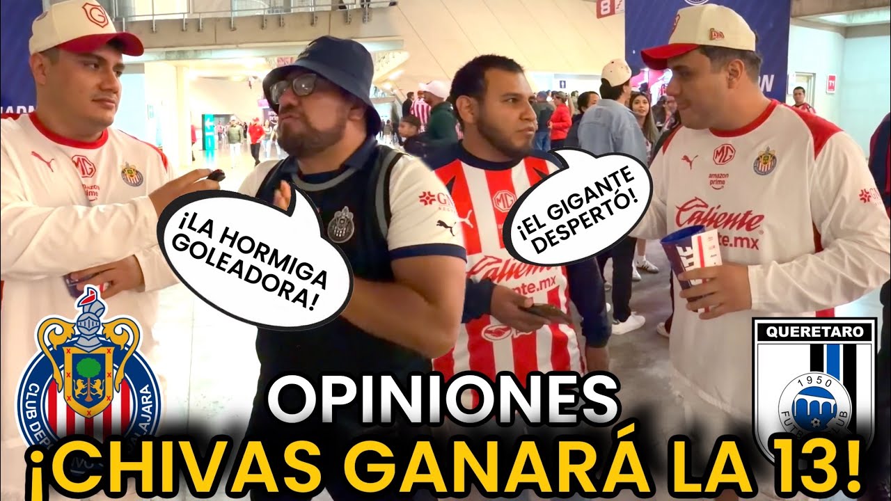 🚨LAS OPINIONES de la AFICIÓN de CHIVAS en la SALIDA del ESTADIO AKRON | CHIVAS vs QUERÉTARO 2-1