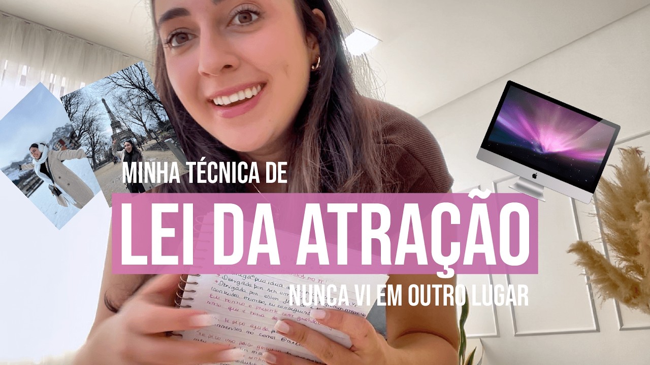 Técnica de LEI DA ATRAÇÃO pra realizar sonhos! Eu nem ia compartilhar... Mas FUNCIONA MUITO!