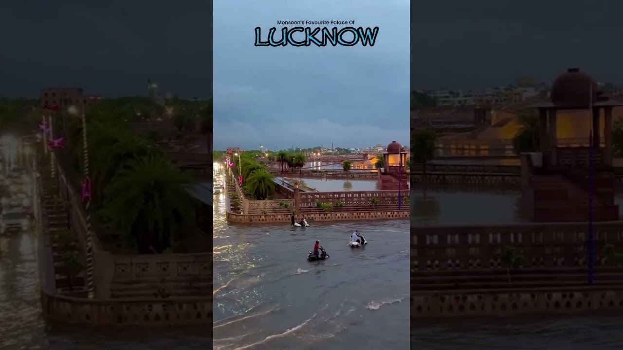 Lucknow Pani Pani☔🌨️ #shorts #shortvideo #locknow