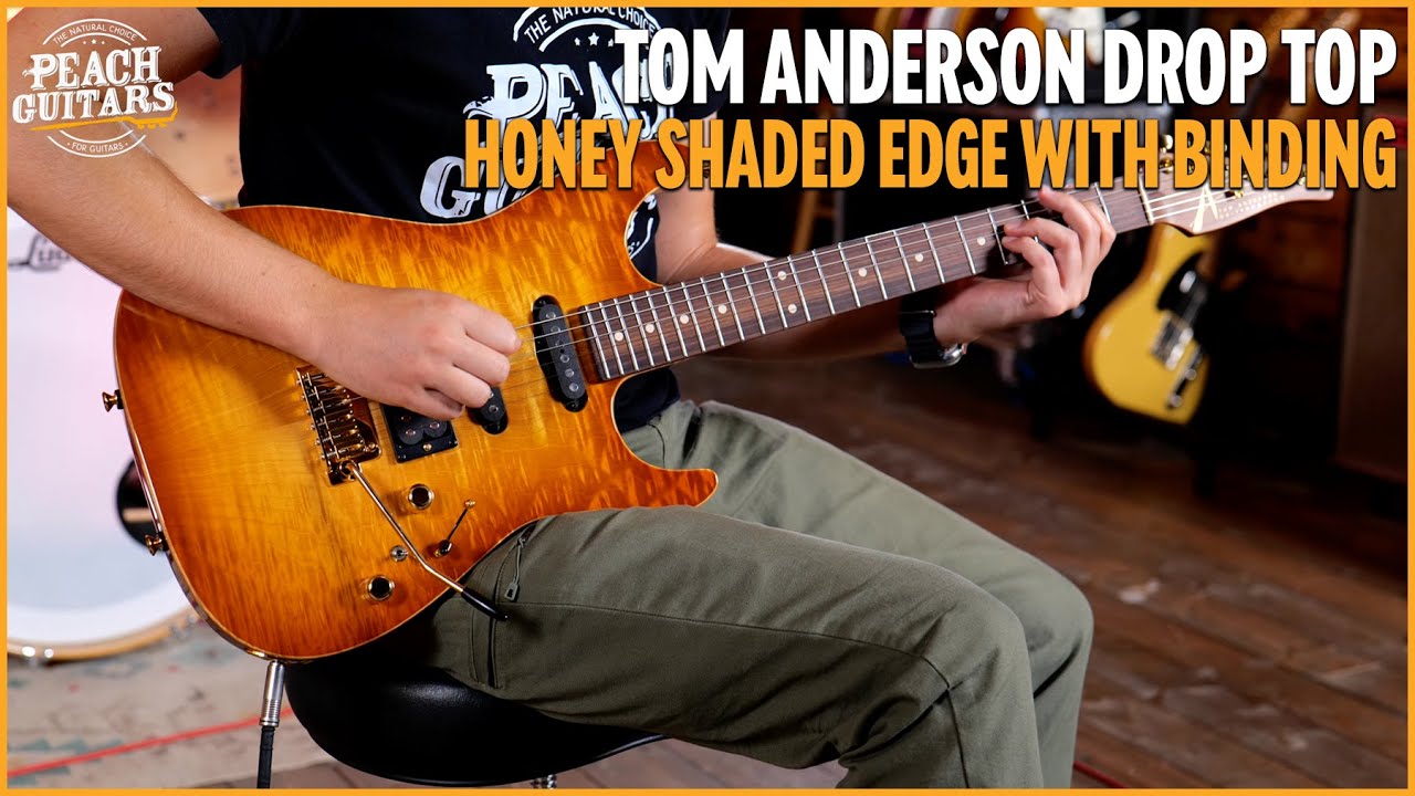 Tom Anderson Drop Top | Honey Shaded Edge with Binding