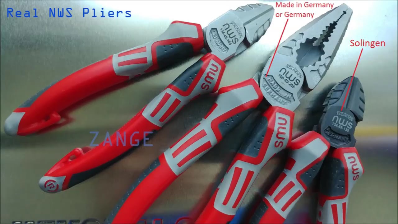 NWS pliers - Real vs Fake [Phân biệt kìm NWS thật và giả]
