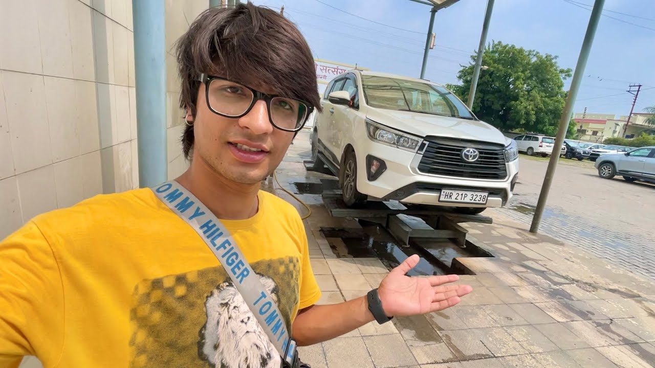 New Car Ki First Service 😃
