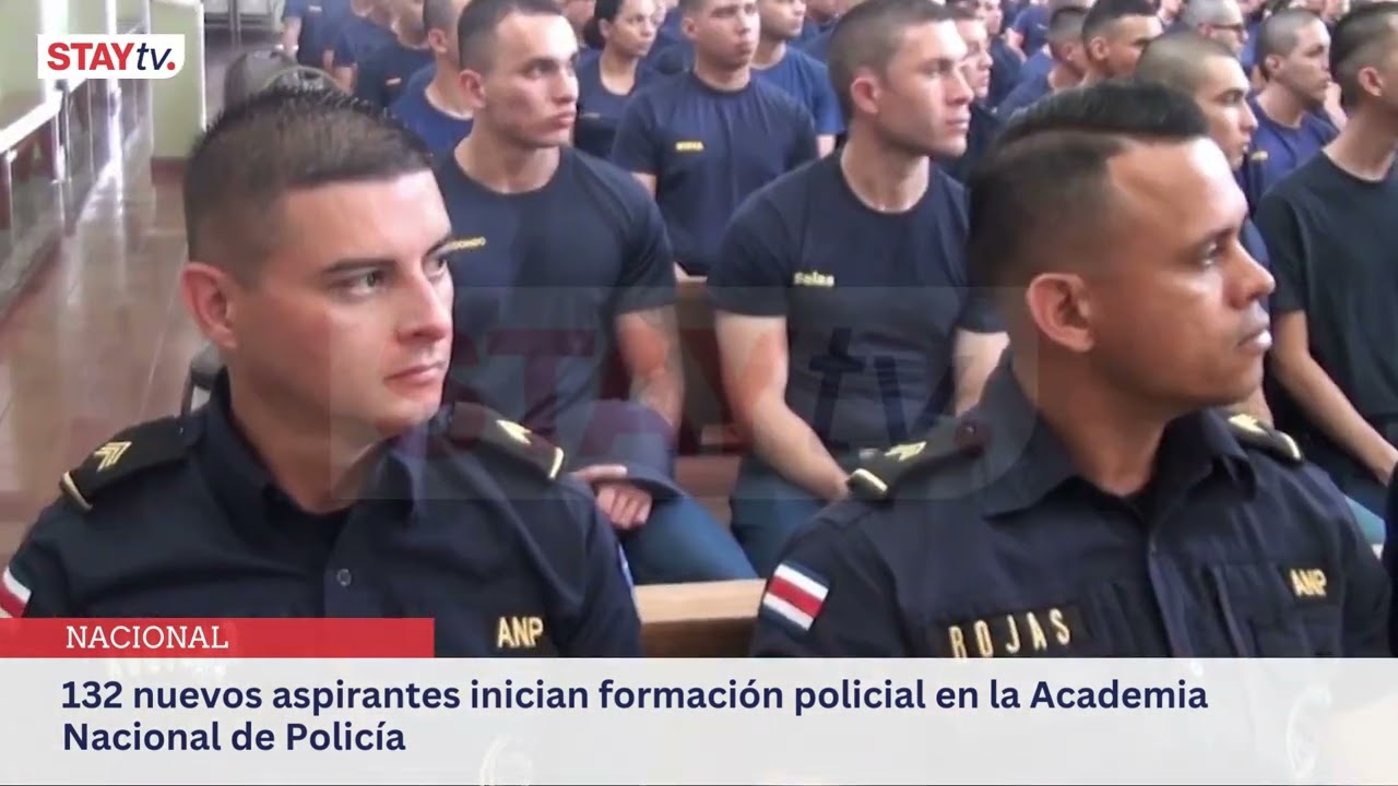 132 nuevos aspirantes inician formaci&oacute;n policial en la Academia Nacional de Polic&iacute;a