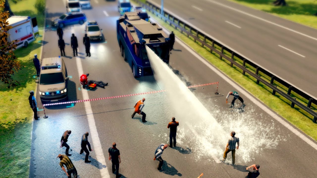 Klimaaktivsten kleben sich auf die Straße - ⭕ Autobahn blockiert ⚡ Letsplay Emergency Lüdenscheid