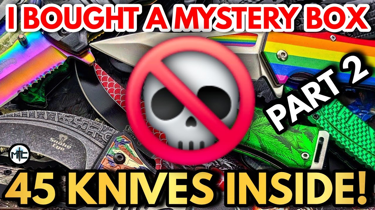 I Bought 45 Random Mall Ninja Knives!! - Part 2 