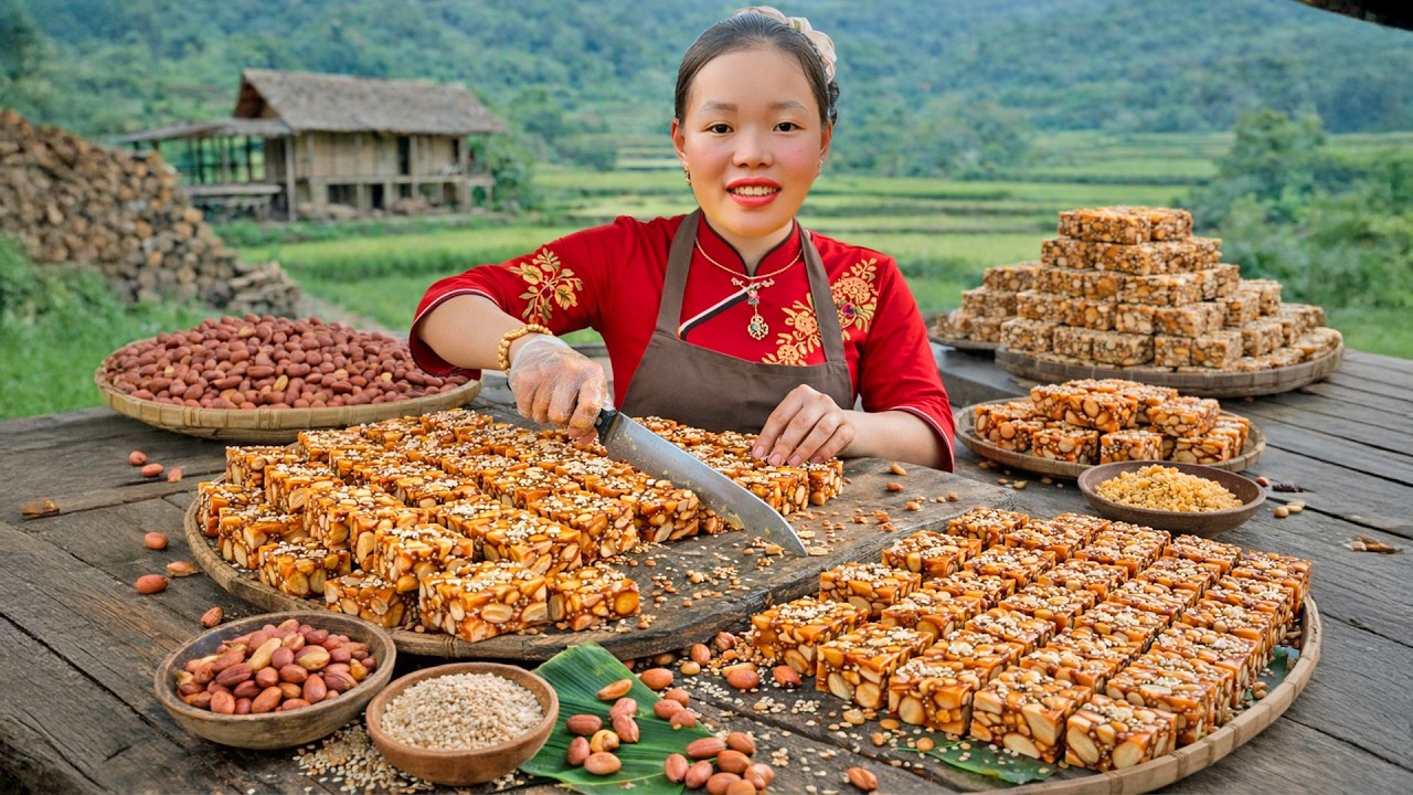 Special Traditional Peanut Candy Recipe – Easy & Delicious Homemade Treat | Trieu Mai Huong