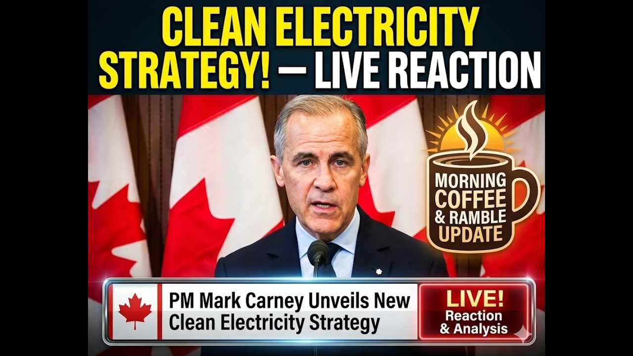 PM Mark Carney Unveils New Clean Electricity Strategy &mdash; LIVE Reaction