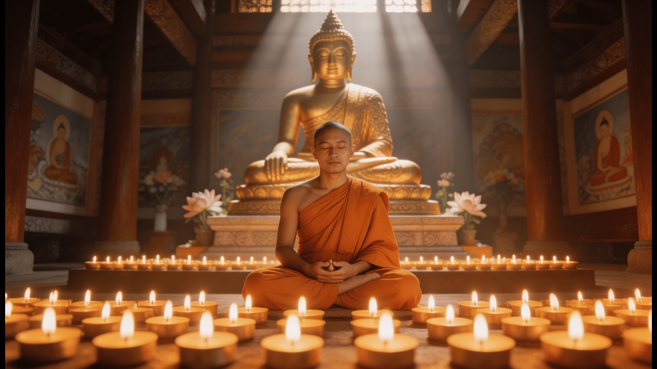 Calm Background Music | Ancient Temple Atmosphere | Relax & Focus