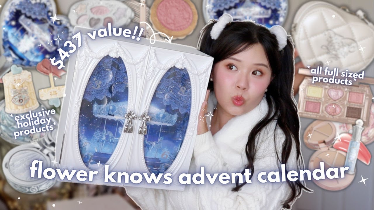 Распаковка адвент-календаря FLOWER KNOWS на 2025 год ❄️ *стоимость 437 долларов*