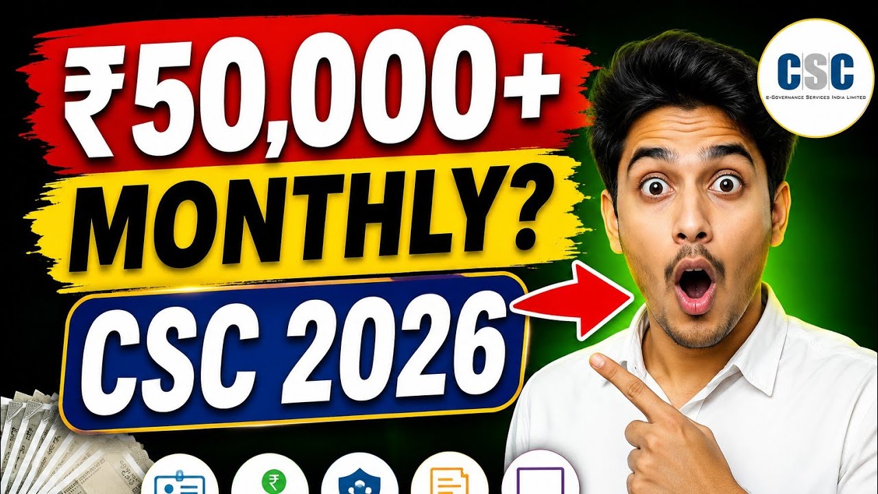 ₹50,000 Monthly Income from CSC? Top 5 Services Every VLE Should Know (2026)