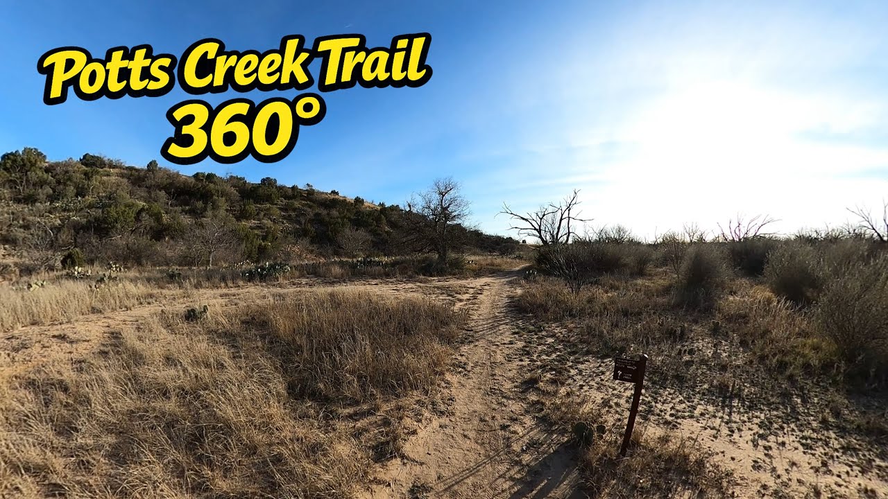 360° Trail Walk — Potts Creek to West Potts Creek | San Angelo State Park, TX