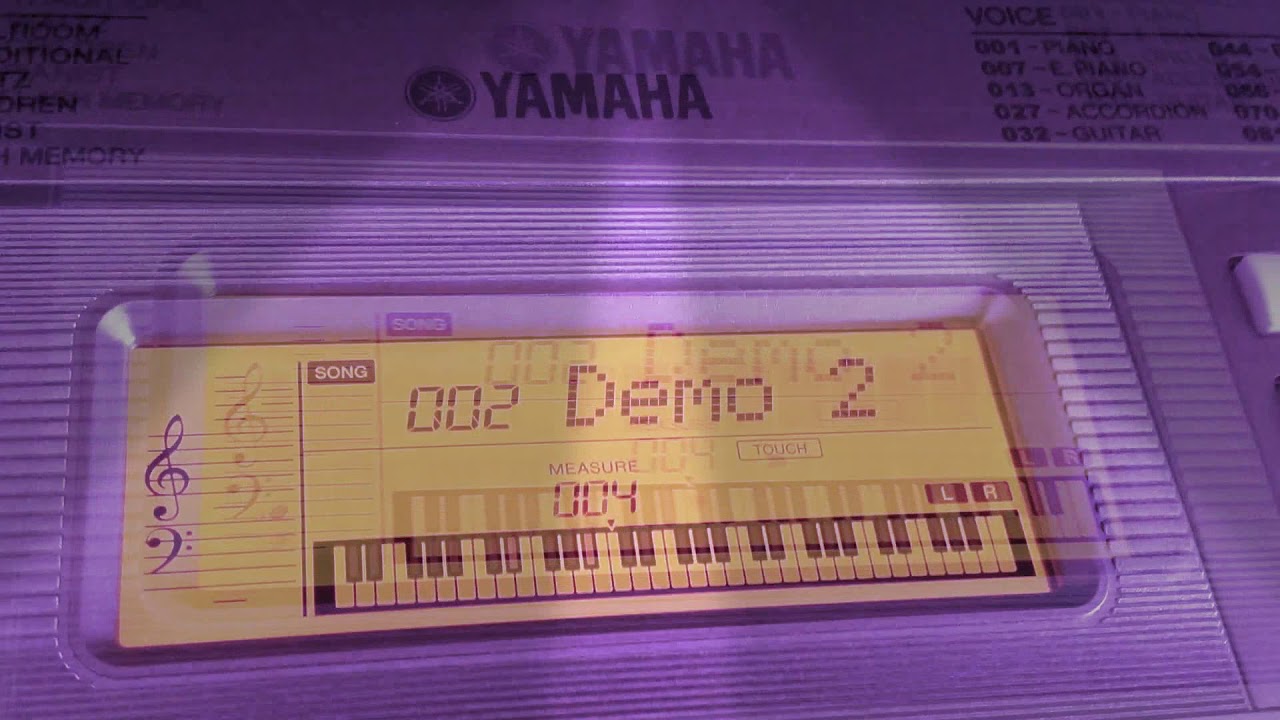 Yamaha psr e353 demo 2
