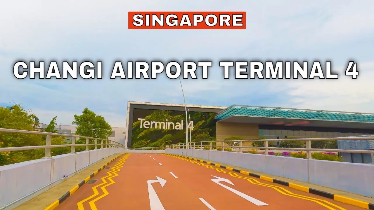 Singapore City Driving Tour | Changi Airport Terminal 4 Tour
