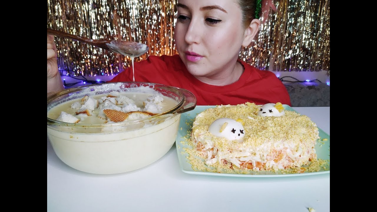 СЫРНЫЙ КРЕМ СУП СЫРНЫЙ САЛАТ | CHEESE CREAM SOUP CHEESE SALAD  ASMR MUKBANG | eating show | 먹방
