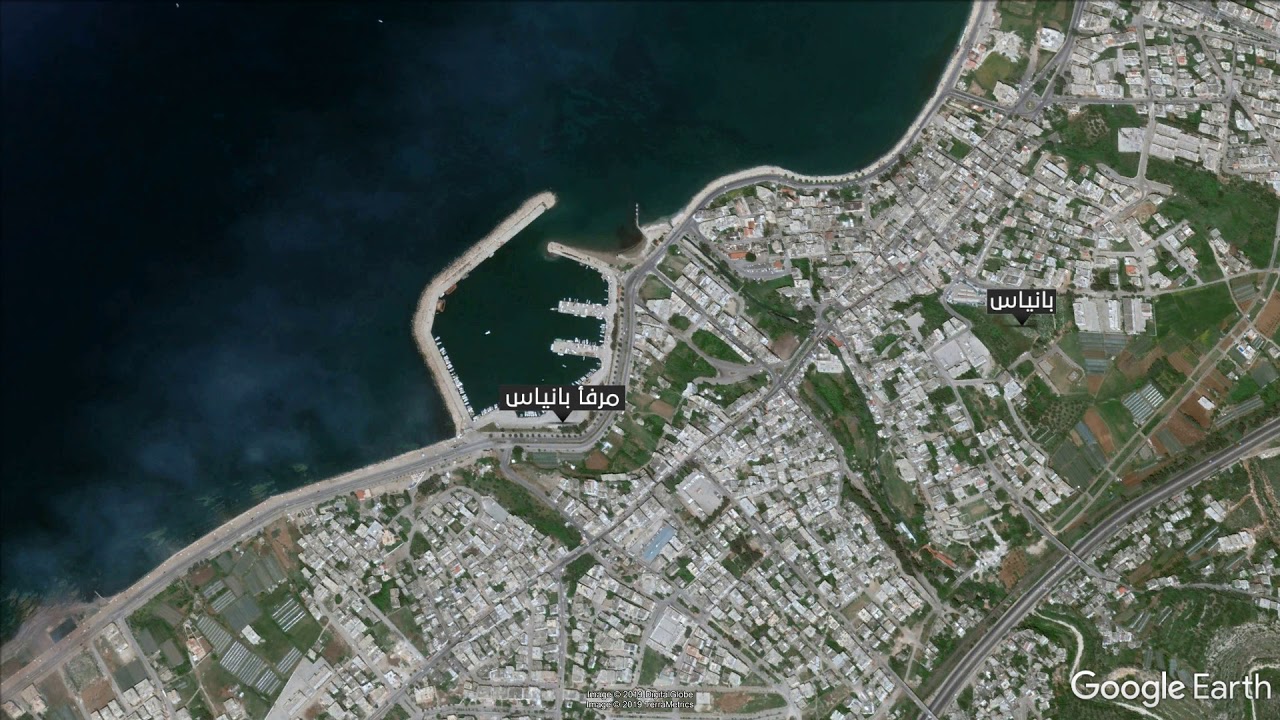 Map Tartos Banias Port