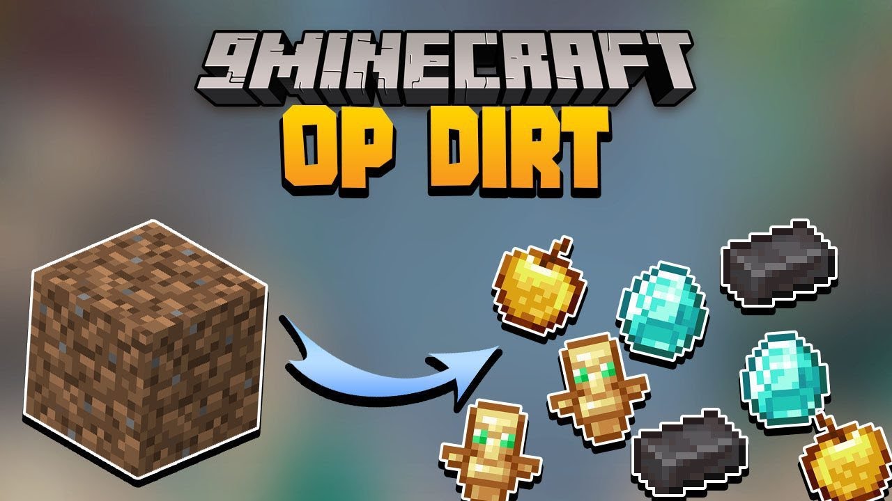 Minecraft PE/BE But, Dirt Gives OP Items! | 1.21+ | mrgamingisop | Android/IOS, Windows, Switch, PS