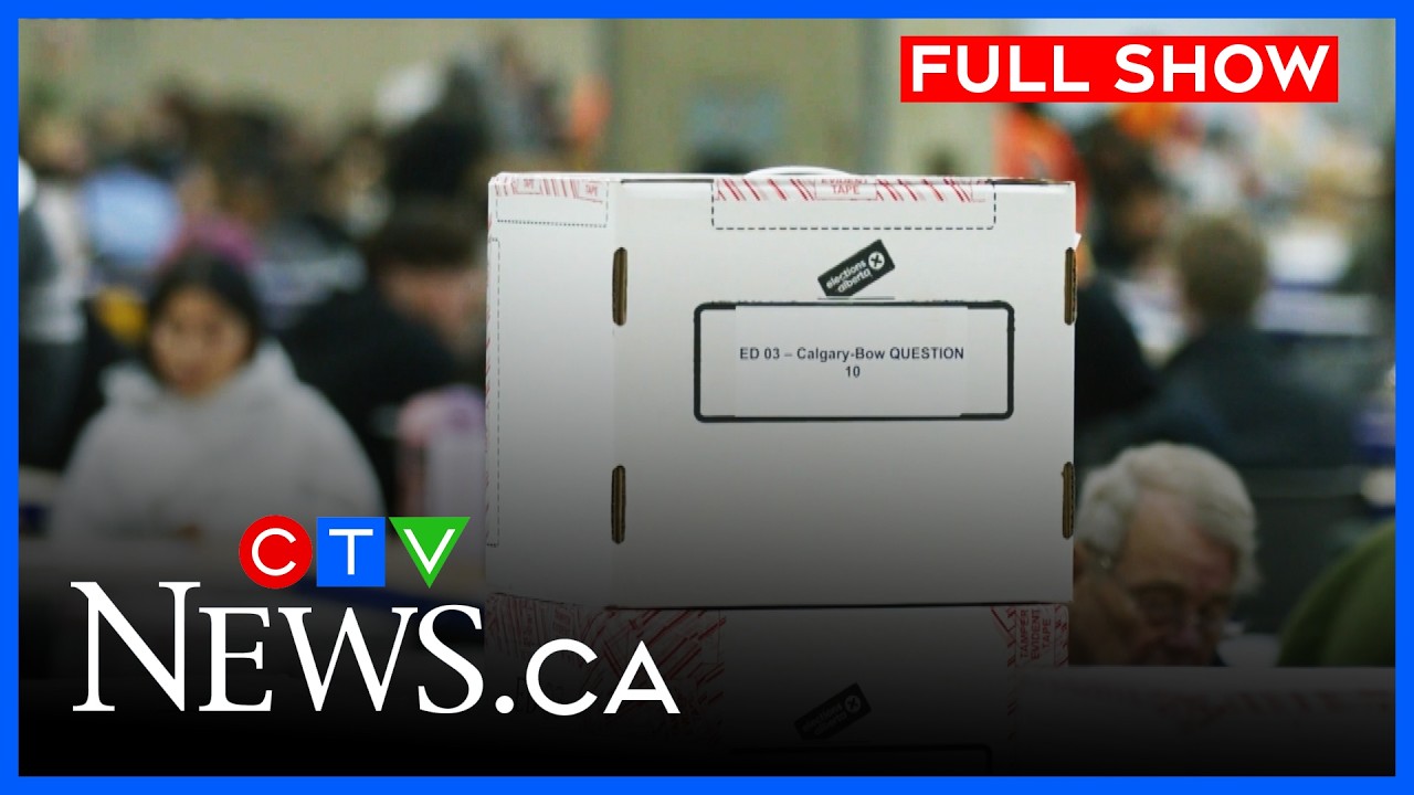 Elections Alberta продолжает подсчет бюллетеней референдума | CTV News Calgary в 6 часов вечера з...