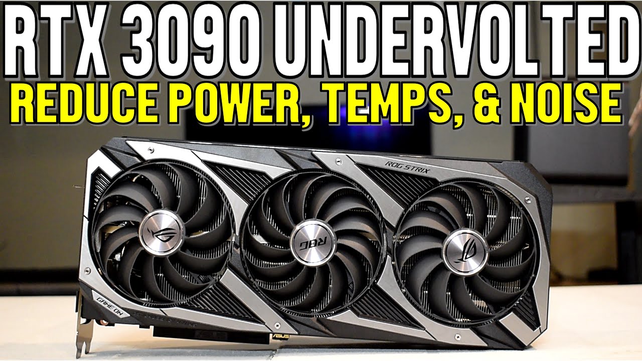 RTX 3090 Undervolted With No Performance Loss - Lower Power Consumption, Lower Temps, & Lower Noise