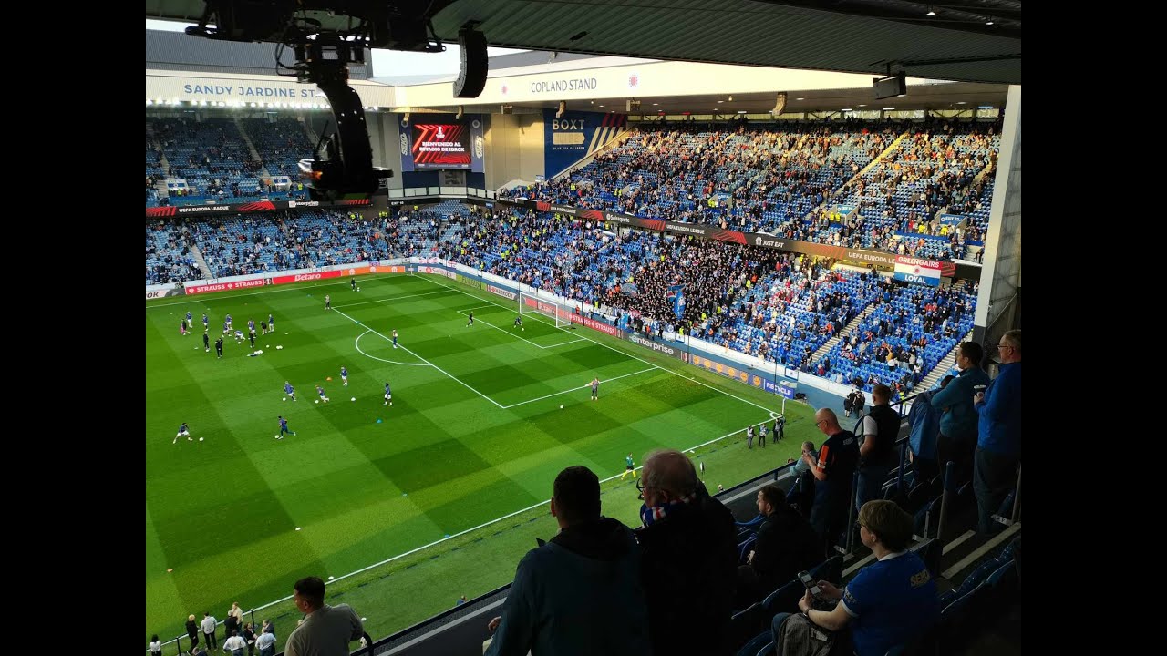 Rangers FC v Athletic Club Bilbao | UEFA Europa League | Pre-match atmosphere | Ibrox Stadium
