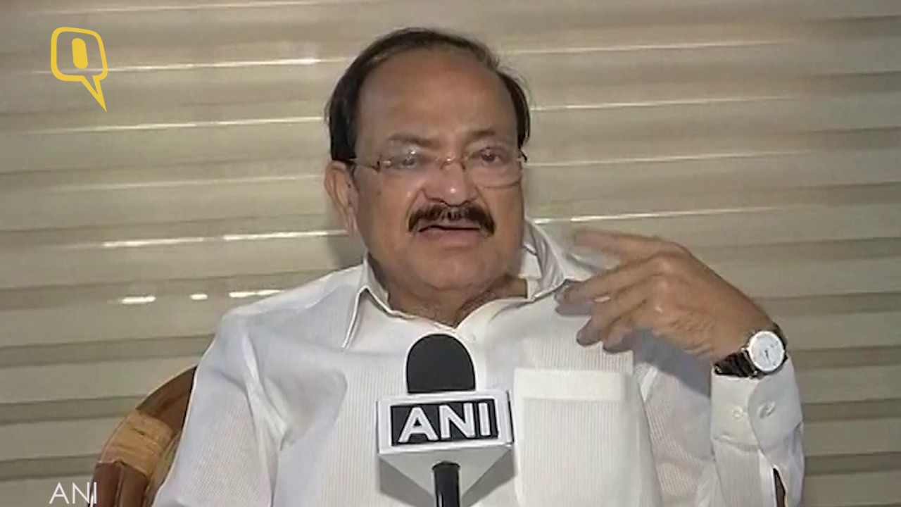 The Quint: AIADMK's Issue is an Internal Matter, Says Venkaiah Naidu