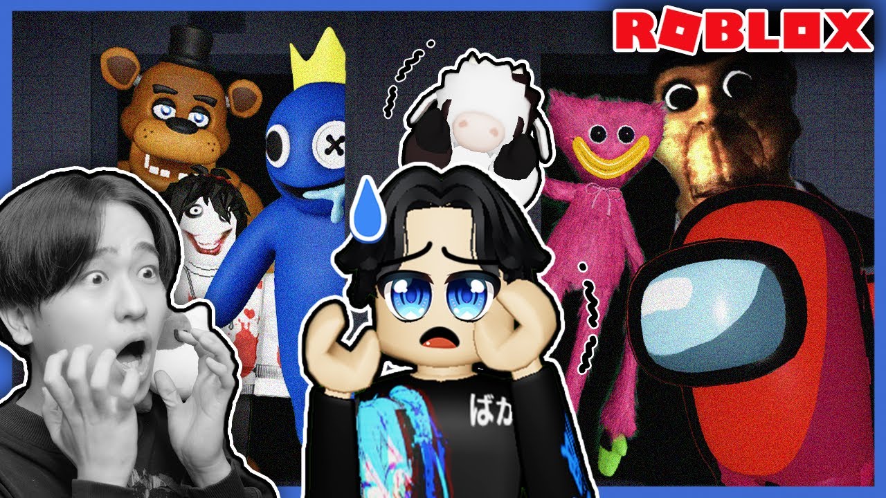 恐怖のエレベーターから大量の化け物が出てくる世界で生き残れ！ロブロックス【ROBLOX】