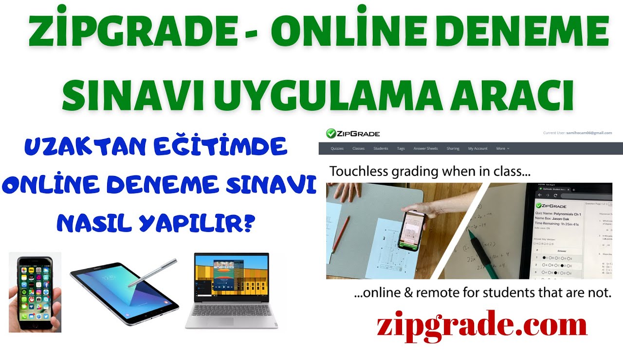 ZİPGRADE - ONLİNE DENEME SINAVI UYGULAMA ARACI [ONLİNE SINAV] [ONLİNE QUİZ] [ONLİNE TEST UYGULAMA]