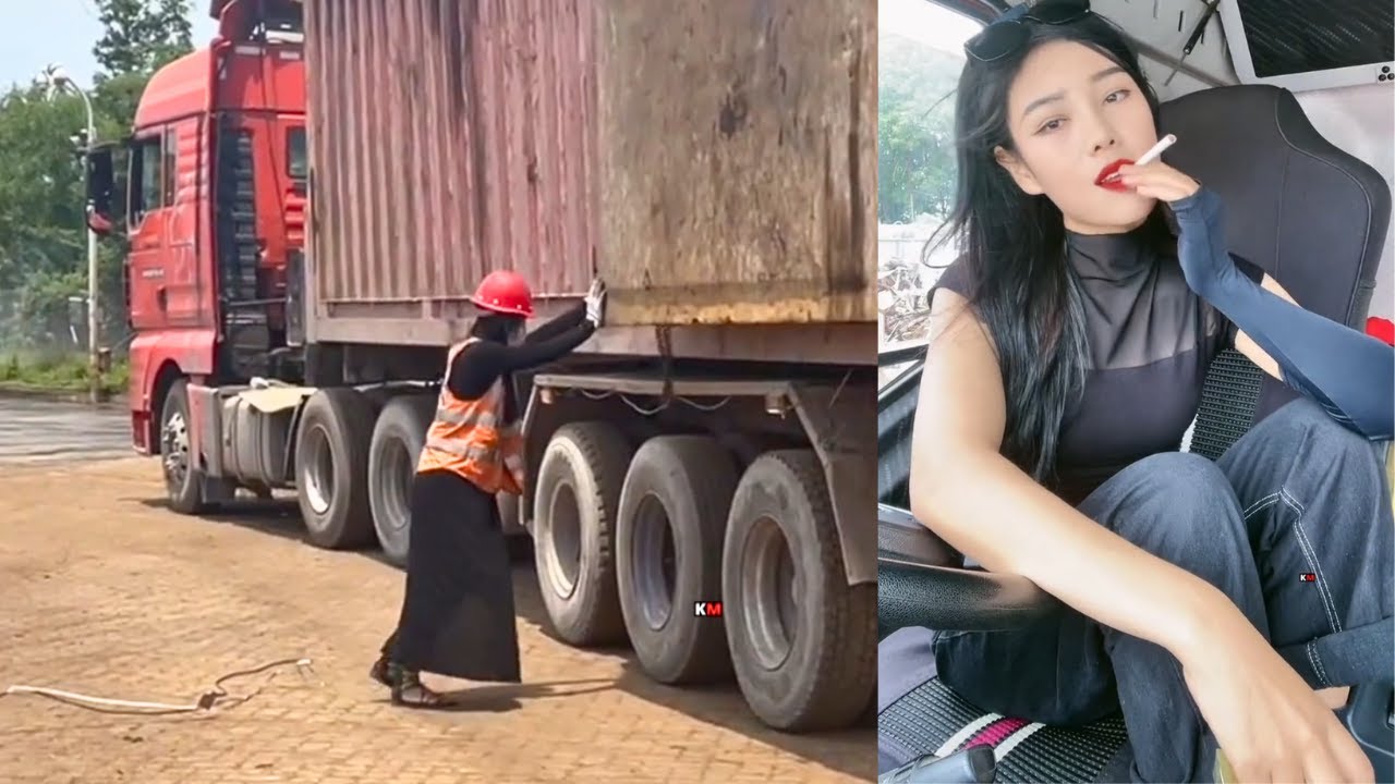 Daily Routine of a Beautiful Chinese Female Truck Driver Taotao