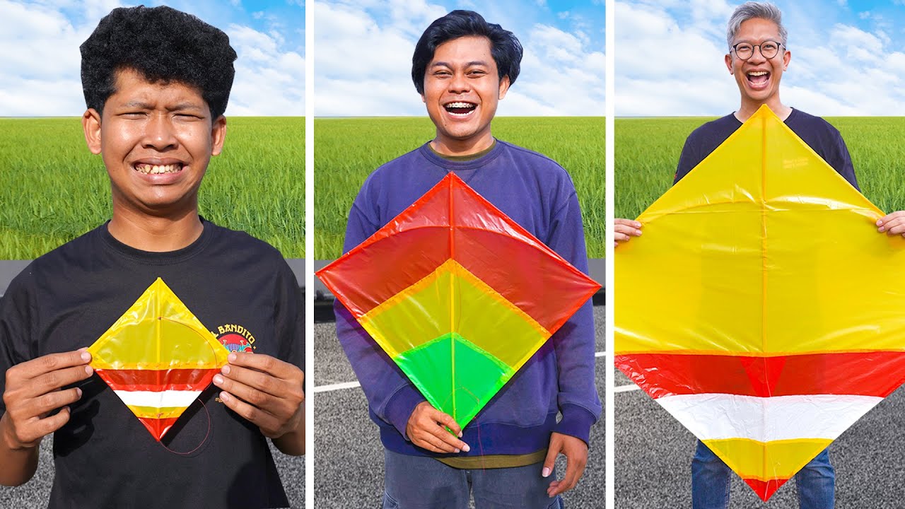 NAIKKAN LAYANGAN KECIL, SEDANG, BESAR!!