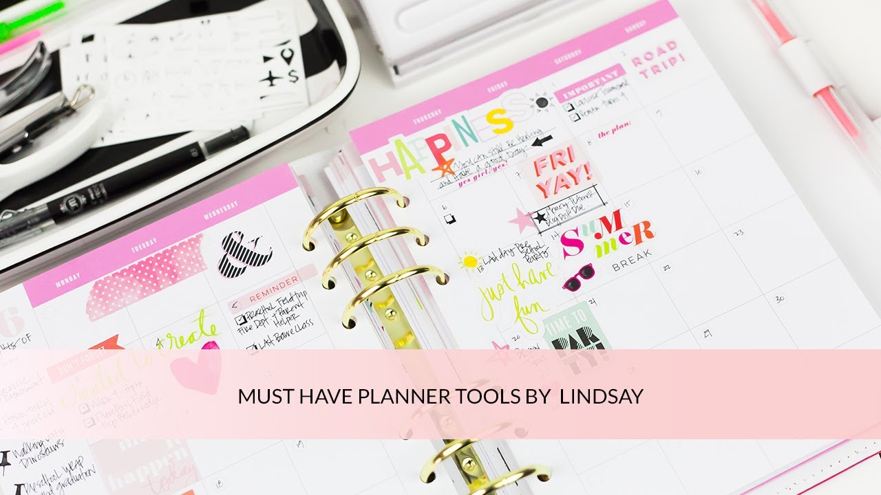 MUST HAVE PLANNER TOOLS