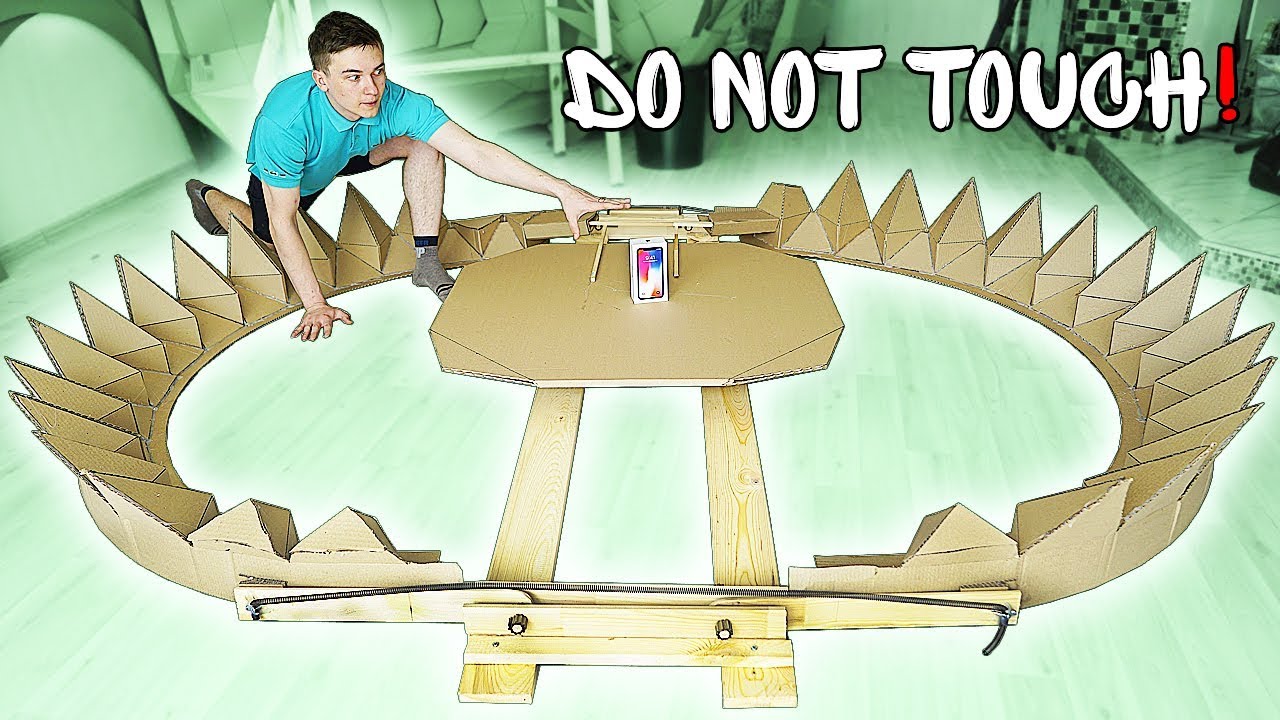A HUGE TRAP FROM CARDBOARD