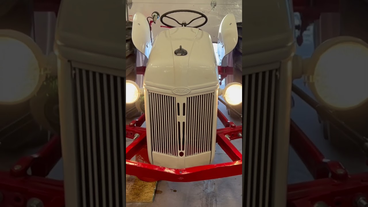 First start and run of a 1948 Ford 8n after complete rebuild