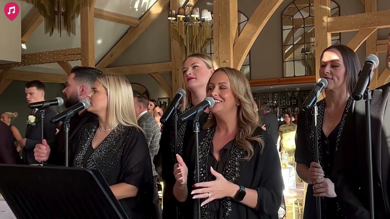 Crossroads Gospel live wedding performance at Enterkine House