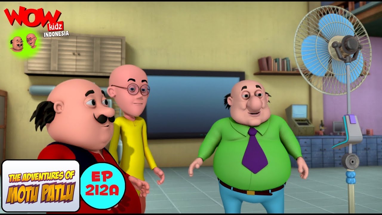 Kipas Angin Super Duper | Motu Patlu dalam Bahasa - Animasi 3D Kartun | WowKidz Indonesia