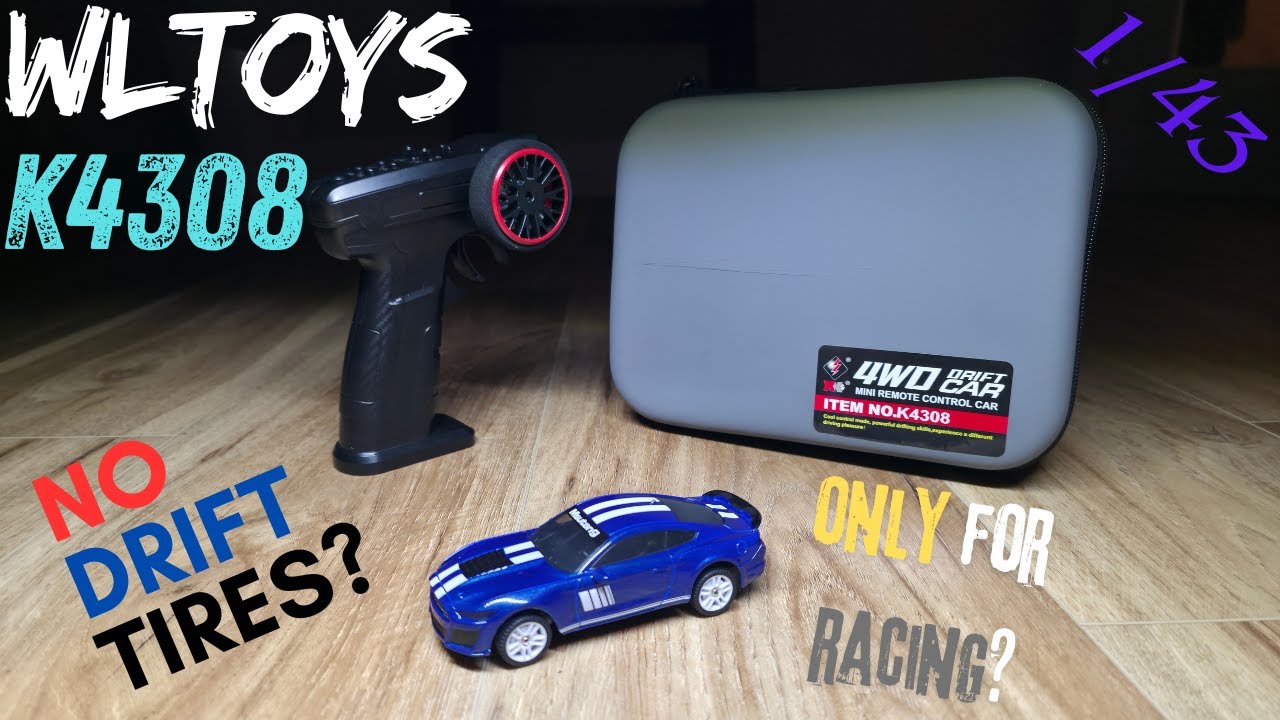 Радиоуправляемая машинка WLToys K4308 в масштабе 1/43: распаковка, разборка, тест-драйв. Нет плас...