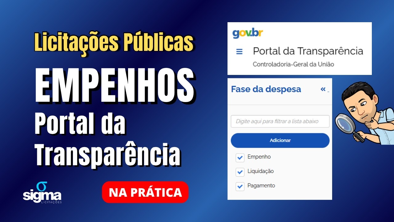 Empenhos no Portal da Transparência - Como encontrar na prática.