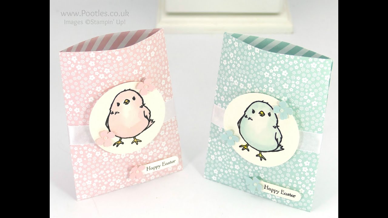 Watercolour Chick Treat Bags Tutorial