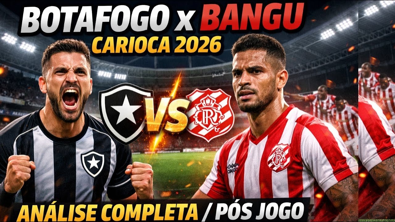 BOTAFOGO X BANGU CARIOCA 2026 Análise COMPLETA Pós Jogo!