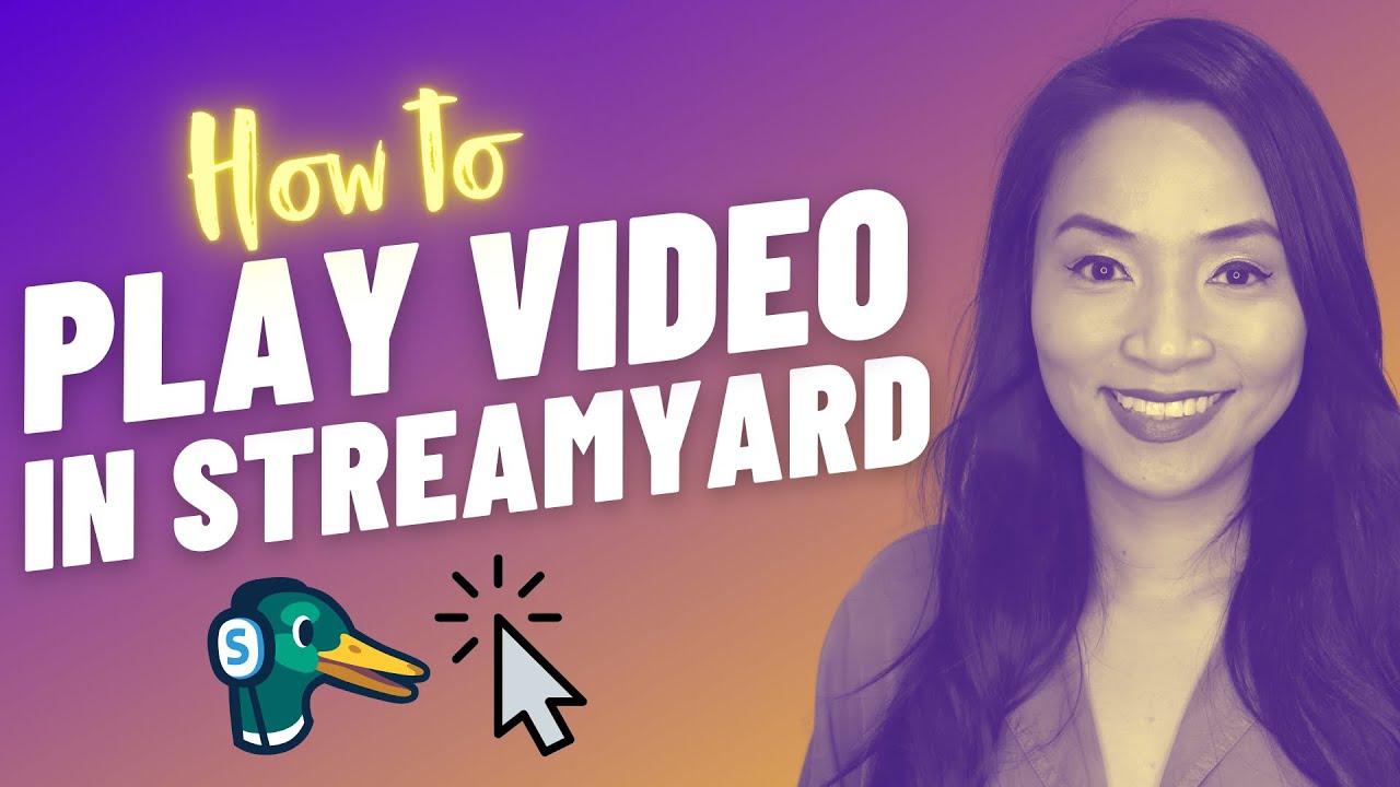 How to use Streamyard: How to play video clips in Streamyard (Easy Streamyard Tutorial)