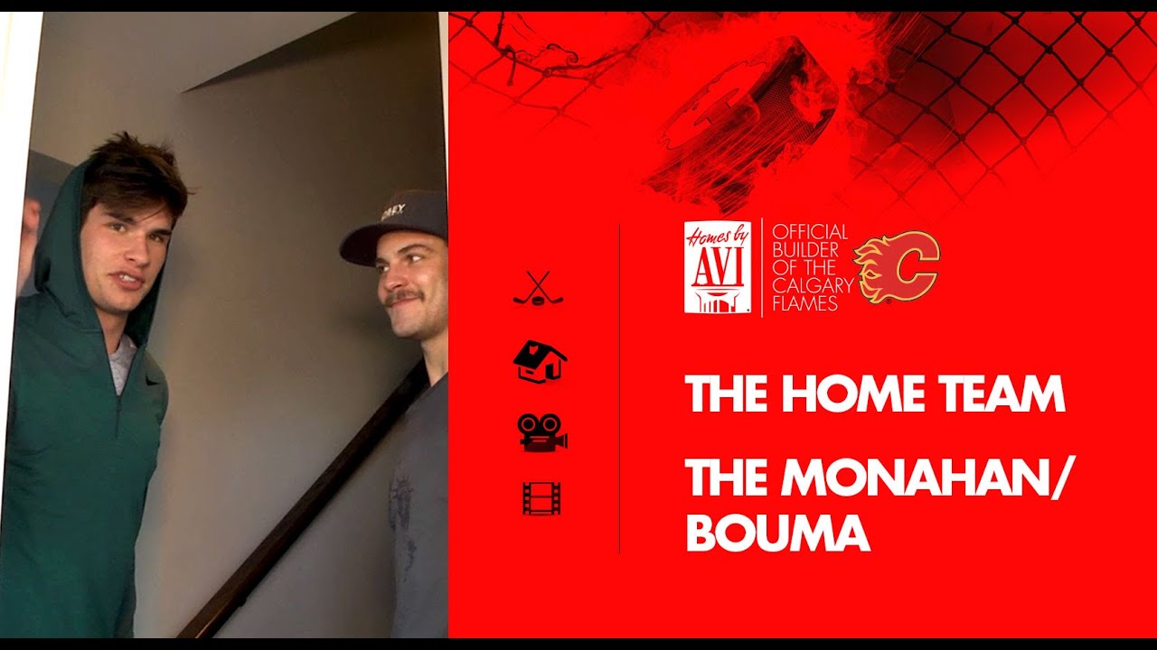 Homes by Avi & the Calgary Flames: Monahan and Bouma take us on a tour of their home