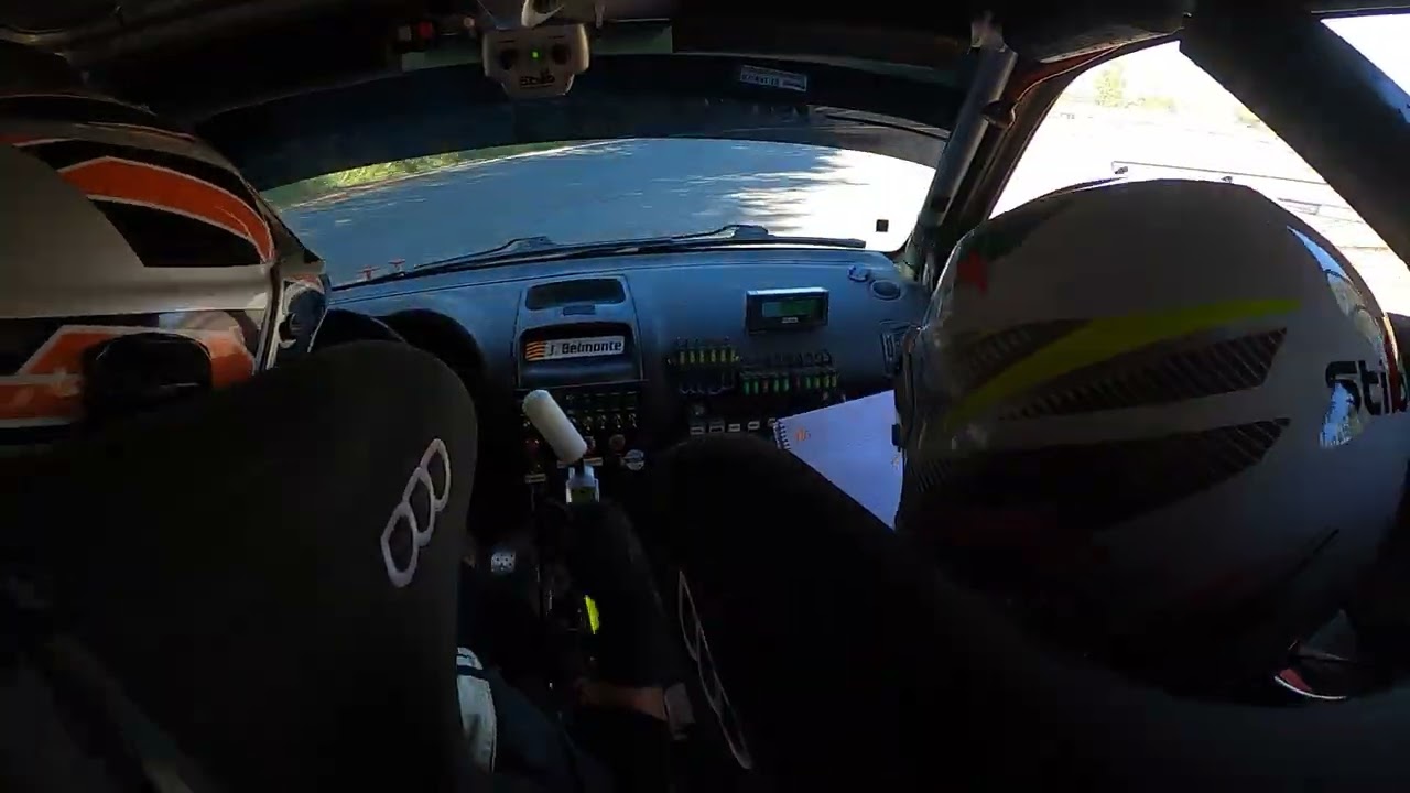 Onboard Rallysrint Oroel-Jaka Joel Belmonte/ Marina Culebras Clio F2000