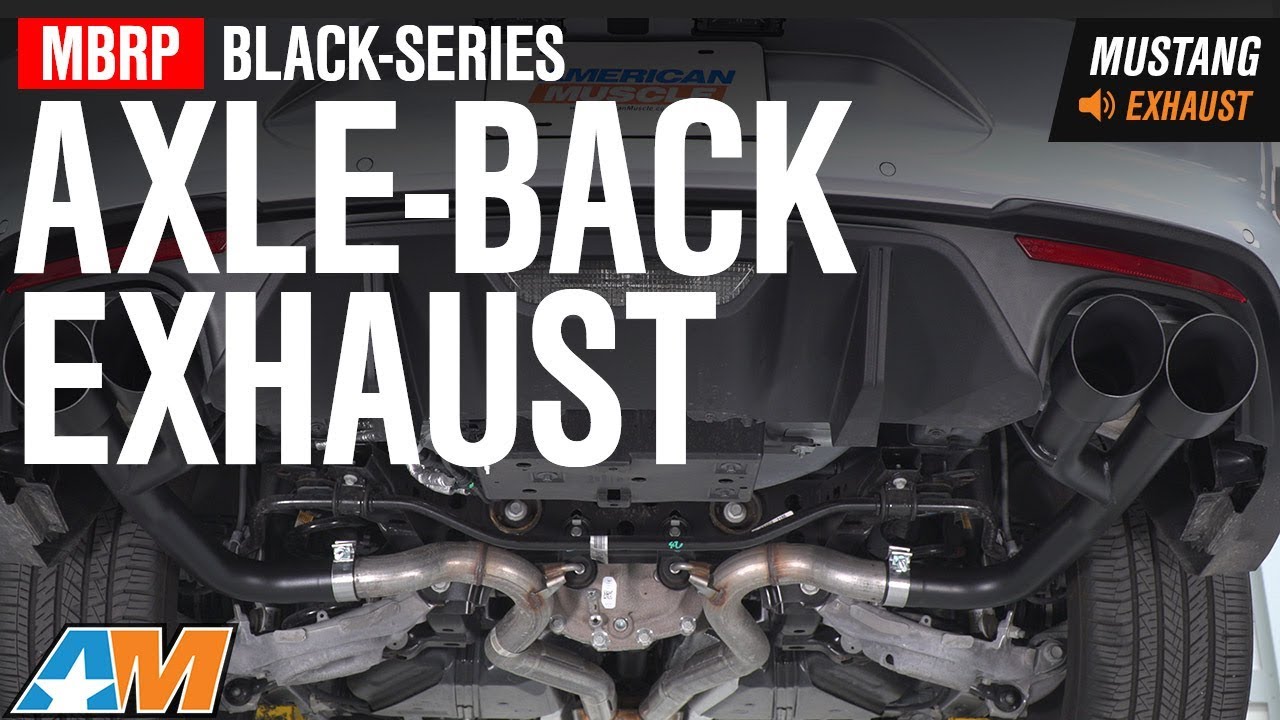 2018 Mustang GT MBRP Black-Series Axle-Back Exhaust Sound Clip & Install
