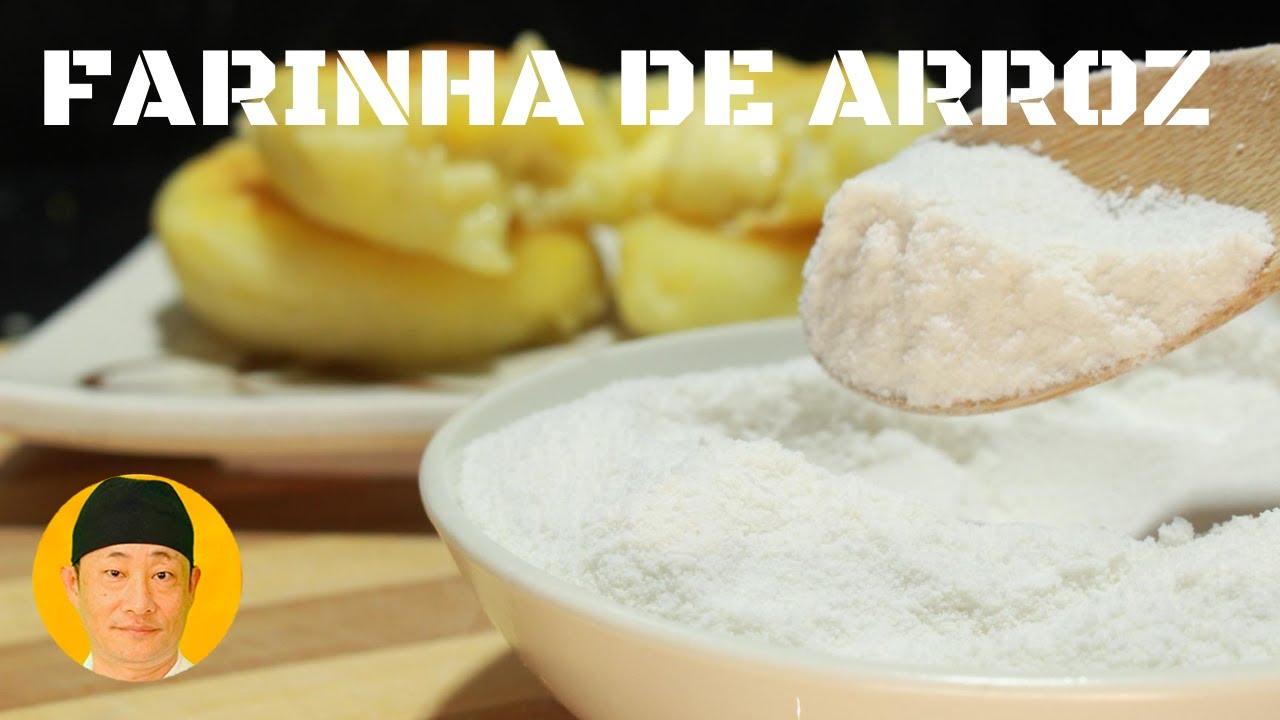 Como fazer a farinha de arroz caseira e bolinho com farinha de arroz