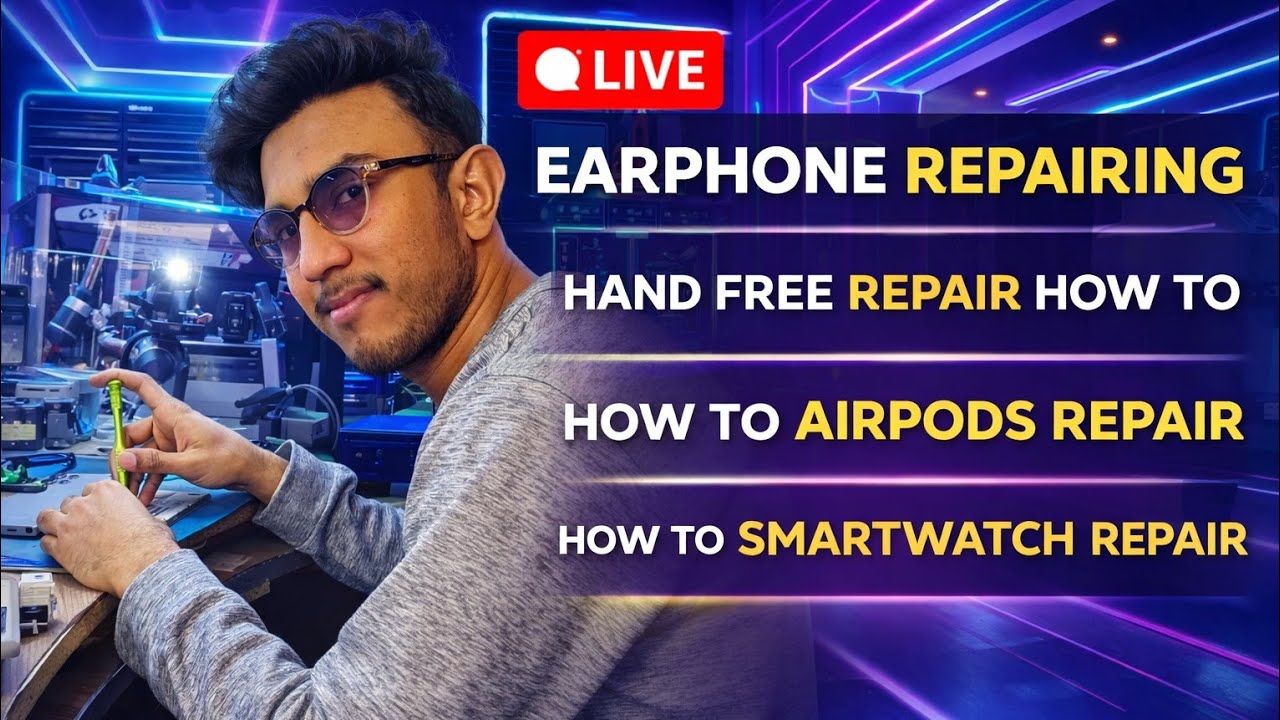 How to Repair Airpods , Handfree and Smart Watch 😱😱