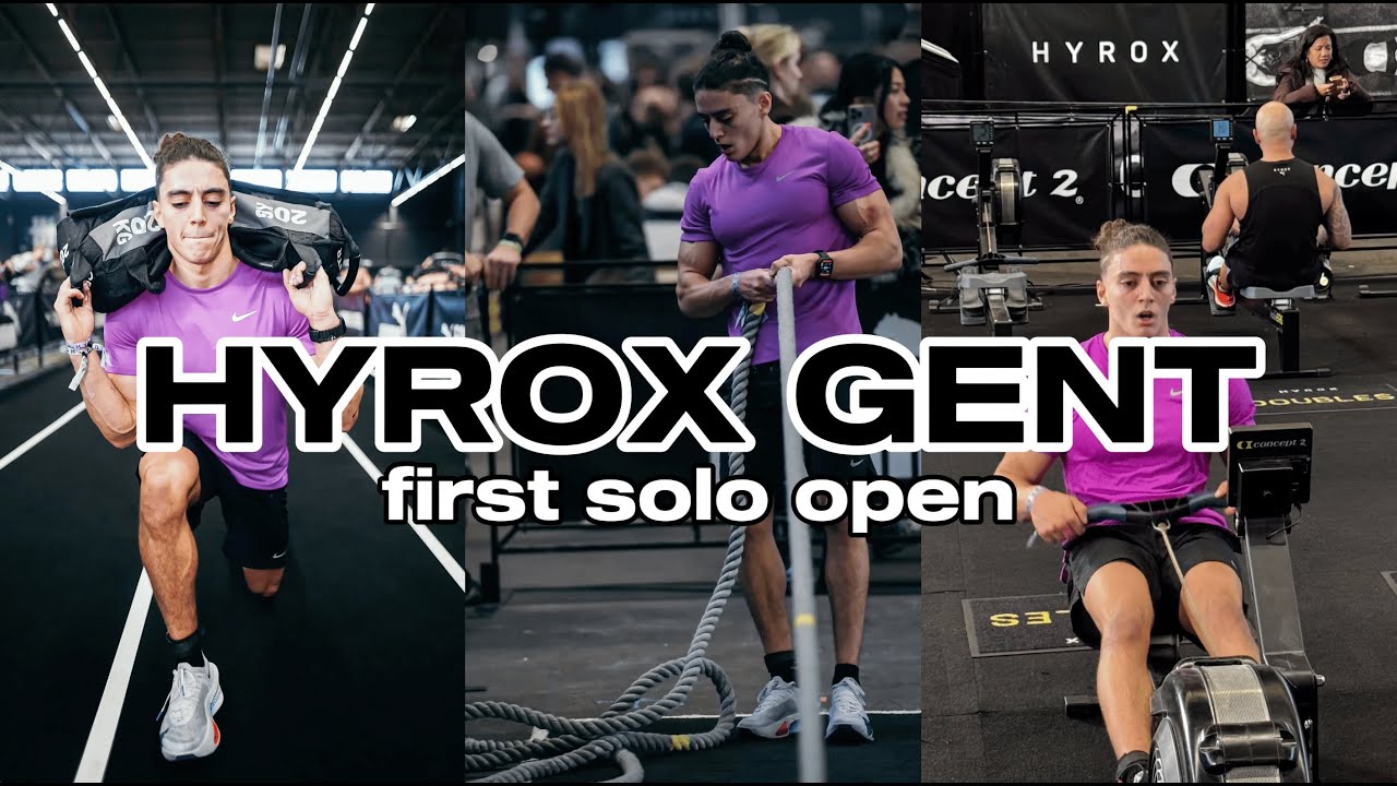 mon premier hyrox en solo ! HYROX GENT