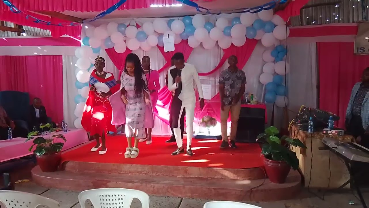 Cosmas performing live at apostolic church deliverance kitengela during extravaganza music 